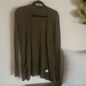 Dark Olive Cardigan